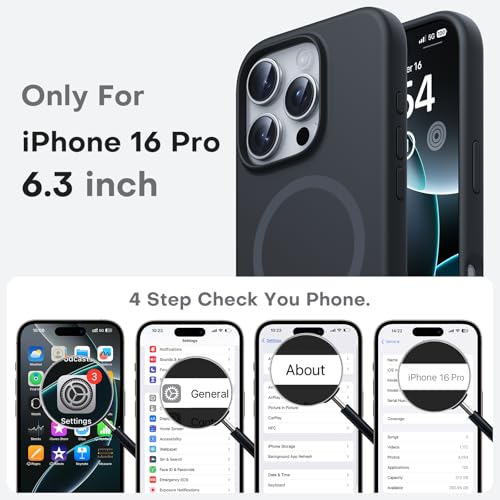 JETech Coque Magnétique pour iPhone 16 6,1 Pouces Compatible avec MagSafe, Étui Housse Antichoc Bumper, Cadre en TPU Mat de Couleur Unie, Dos Transparent Anti-Rayures (Bleu Vert
